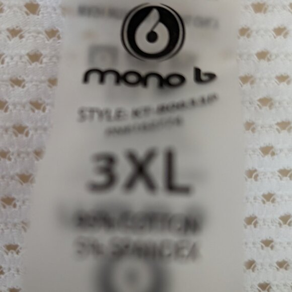 NWT Plus Size Mesh Athletic Shirt - Picture 5 of 5